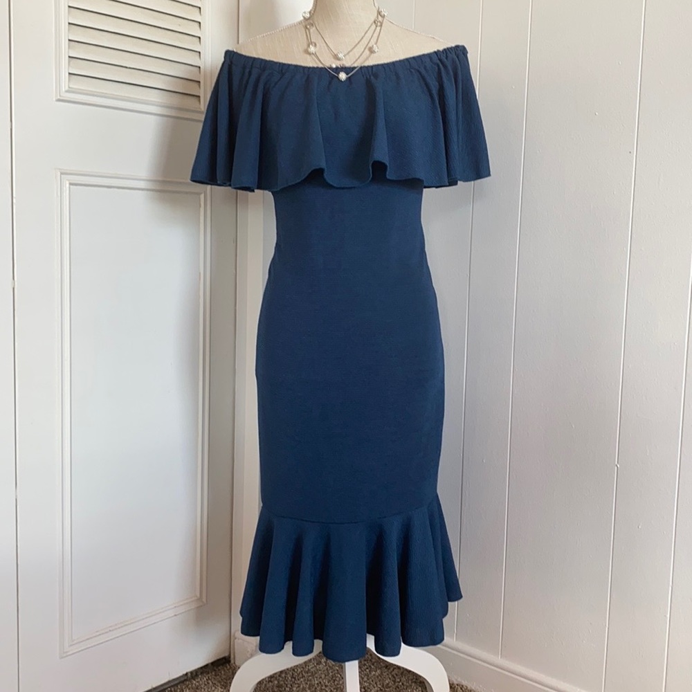 Blue LuLaRoe size small Dress. Minor wear.